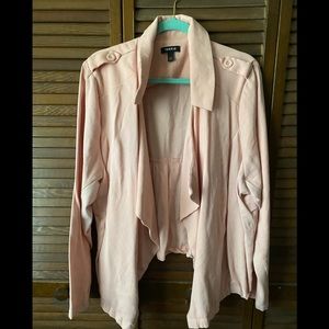 Womens light pink jacket long sleeve